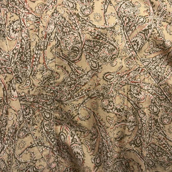 EUC!!🍁FLARED PAISLEY PRINT SKIRT BY CHARTER CLUB - Picture 5 of 8